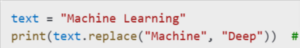 string in python 