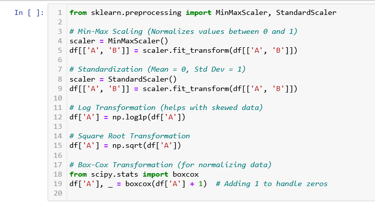 feature transformation