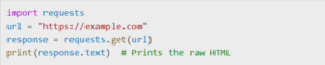 web scraping