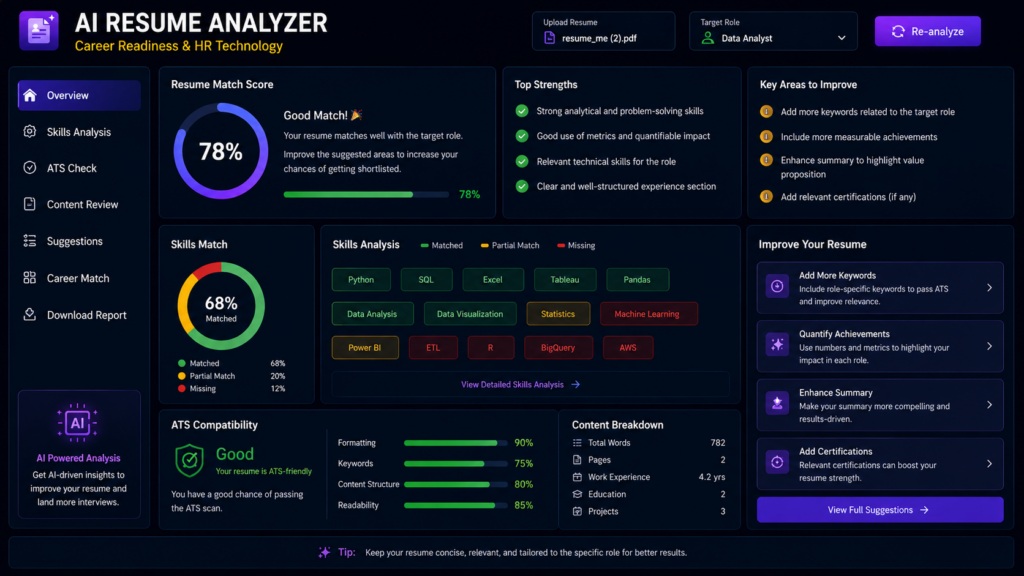 AI Resume Analyzer